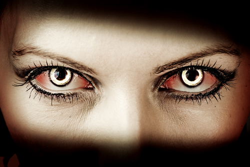 representation of 'zombie' eyes